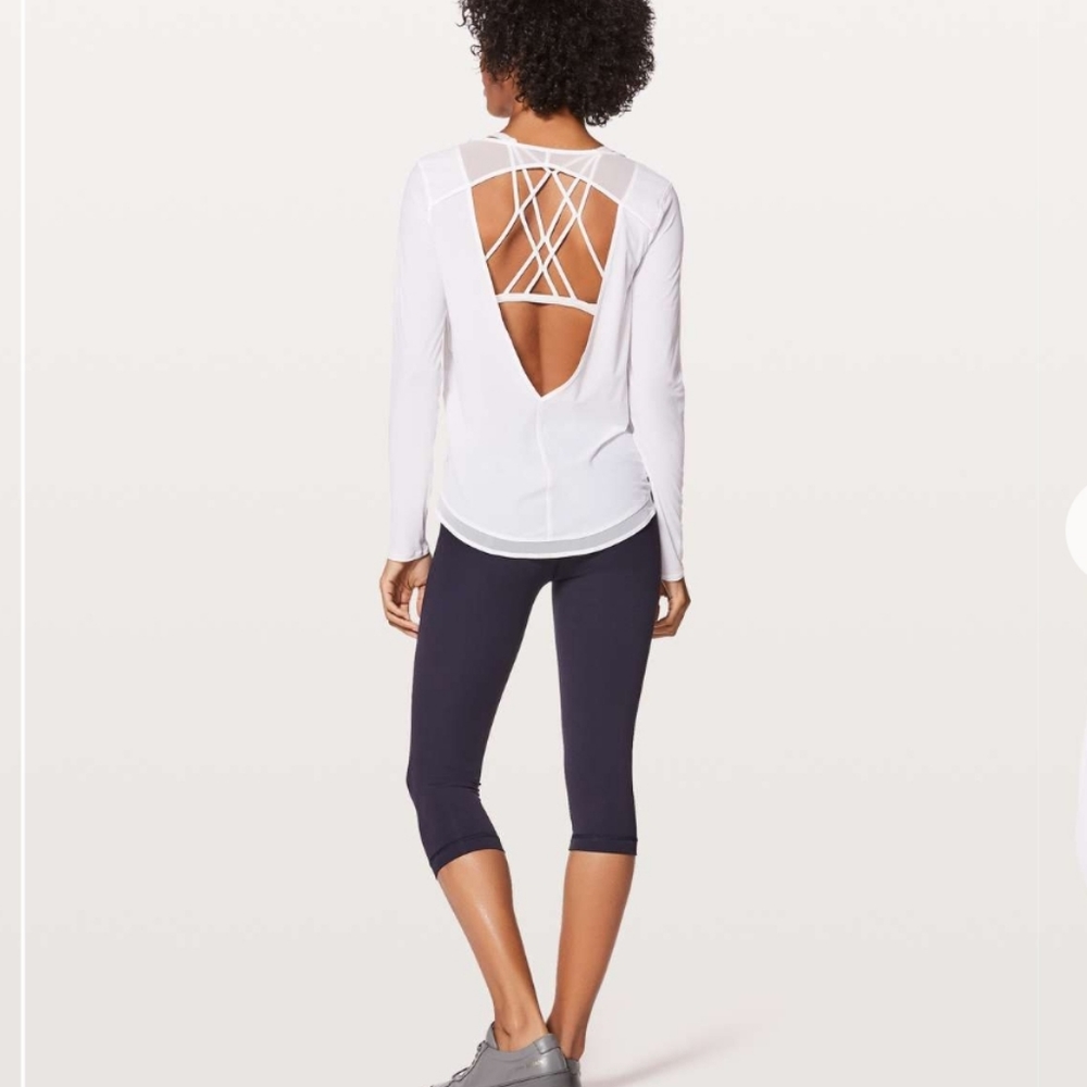 Lululemon mix and mesh long sleeve